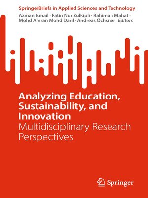 cover image of Analyzing Education, Sustainability, and Innovation